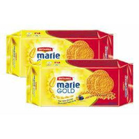 Britannia Marie Gold Tea Time Biscuits - 250g., 8.8oz. (Pack of 2 - 96 Biscuits) by Britannia