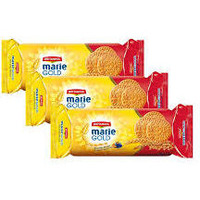 Britannia Marie Gold Tea Time Biscuits 150 Grams Export Pack (Pack of 3)