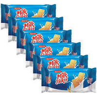 Britannia Milk Bikis Biscuits Value Pack 6x90 Grams