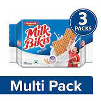 Britannia Milk Bikis Biscuits - 90g. (Pack of 3)