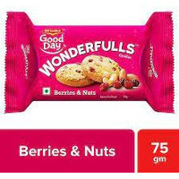 Britannia Wonderfulls - Berries & Nuts - 75 Gms X 6 Pack