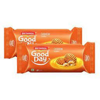 Pack of 2 - Britannia Good Day Cashew Cookies - 2.6 oz (2.6 Ounces Each)