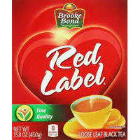 Brooke Bond Red Label Fine Quality Loose Black Tea 2 Pack(2 x 15.8 oz / 2 x 450 g)