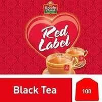 Brooke Bond Red Label Black Tea, 100 Tea Bags, Fine Quality, xi 7 oz(200g) - Unilever