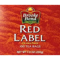Brooke Bond Red Label Tea, Orange Pekoe, 100 Tea Bags (Pack of 12)