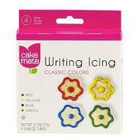Cake Mate Writing Icing Classic Colors, 4 ct (Pack of 3)