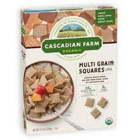 Cascadian Farm, Organic, Multi Grain Squares, 12.3 oz