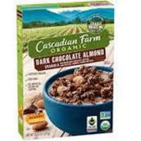 Cascadian Farm Organic Dark Chocolate Almond Granola Cereal, 13.25-Ounce Boxes (Pack of 10)