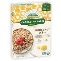 Cascadian Farm Honey Nut O's Cereal, 9.5 oz