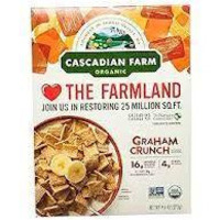 Cascadian Farm Organic Cereal, Cinnamon Crunch, Whole Grain Cereal, 9.2 Oz