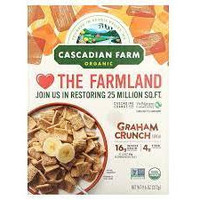 Cascadian Farm Organic Graham Crunch Cereal 9.6 oz Box