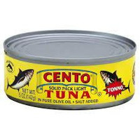 Cento Solid Pack Light Tuna, 5 oz (Pack of 24)