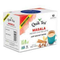 Chai Tea Latte - Unsweetened Masala Chai - 20 pouches By QuikTea
