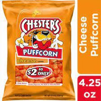 Chester's Puffcorn, Cheddar Cheese, 54 Ounce (Pack of 12)