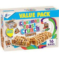 Cinnamon Toast Crunch Treat, 16 Bars, Total Weight 13.6 oz (Pack of 2)