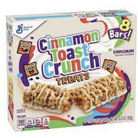 Cinnamon Toast Crunch Treats NOW 8 Bars per Box Pack of 6 by Cinnamon Toast Crunch