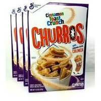 Cinnamon Toast Crunch, Breakfast Cereal, Churros 11.9 Oz, 4 Pack