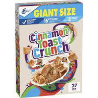 Cinnamon Toast Crunch, Cereal with Whole Grain, 8 Boxes, 27 oz