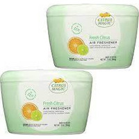 Citrus Magic Solid Air Freshener, Citrus Scent 8 oz (227 g),2 pk
