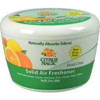 Citrus Magic Odor Absorbing Solid Air Freshener, Fresh Citrus, 8-Ounce (Pack of 3) by Citrus Magic