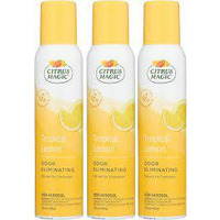 Citrus Magic Tropical Lemon Air Freshener-Non-Aerosol Spray - 3.5 oz - Case of 6