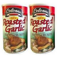 Colonna Roasted Garlic Seasoned Bread Crumbs 18oz (Pack of 2)