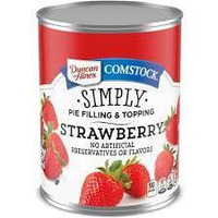 Comstock Strawberry Pie Filling/Topping - 21 oz - 2 pk