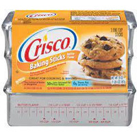 Crisco Baking Sticks Butter Flavor All-Vegetable Shortening, 20-Ounce (Pack of 6)