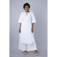 Zoya Pintuck Co-ord Set (Size: S, Color: White)