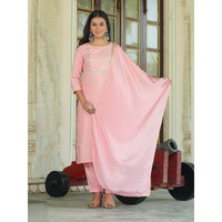 Navlik Women's Rayon Slub Embroidered Straight Kurta with Pant And Dupatta Sets (NK-Pragati)