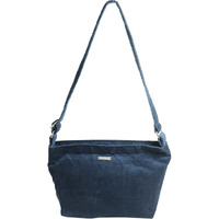 Minimalist Corduroy Sling Bag -Vincent Blue