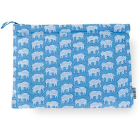 Sustainable Cotton Travel Pouch/Organizer by Ekatra -Elephant Motif