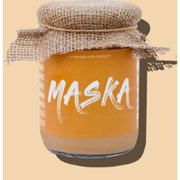 Maska Smooth Peanut Butter 500gms All Natural / Gluten Free / Vegan/ Vegetarian/ Keto Friendly/ Eco-Friendly)) (500 g)