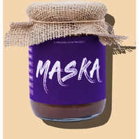 Maska Choco - Crunch Peanut Butter ( No Hydrogenated Oil / Zero Cholesterol / Vegetarian/ Keto Friendly) (300 g)