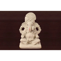 10.5 Inch Sarvadevatman Ganpati With Pagdi