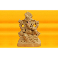 10 Inch Pramoda Eco-Friendly Ganesha Idol in Raja Position