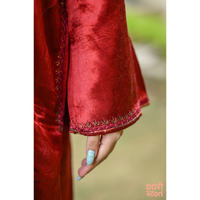 Red Rani Pheran Dress