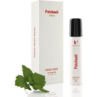 Mind First Patchouli Natural Luxury Perfume 15ml | Made with Essential Oils | Anti-Anxiety & Alertness Booster Fragrance | Long-Lasting Perfume for Men & Women | Ideal for Gifting