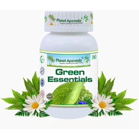 Planet Ayurveda Green Essentials - Herbal Remedy That Boosts Healthy Immune System - 60 Capsules