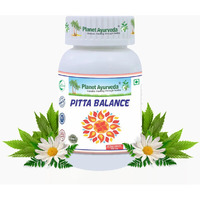 Planet Ayurveda Pitta Balance - Herbal Remedy That Provides A Cooling Effect To The Body. It Is A Rich Source Of Calcium - 60 Capsules