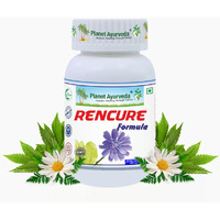 Planet Ayurveda Rencure Formula - Best Herbal Kidney Remedy. Maintains Healthy Kidneys And Urinary System - 60 Capsules