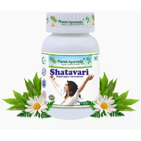 Planet Ayurveda Shatavari Capsules - Herbal Remedy That Is Female Health Tonic, Promotes  Women Health - 60 Capsules
