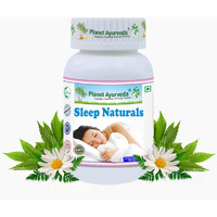 Planet Ayurveda Sleep Naturals - Herbal Remedy Which Is Nervine Tonic And Helps To Induce Good And Healthy Sleep - 60 Capsules