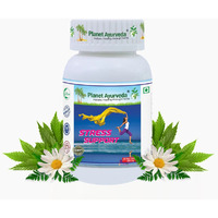 Planet Ayurveda Stress Support - Herbal Remedy For Managing Stress, Anxiety - 60 Capsules
