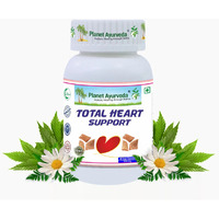 Planet Ayurveda Total Heart Support - Herbal Remedy That Maintains A Healthy Heart And Blood Vessels - 60 Capsules