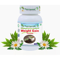Planet Ayurveda Weight Gain Formula - Herbal Remedy For Healthy Body Weight - 60 Capsules