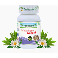 Planet Ayurveda Kaishore Guggul - Herbal Remedy For Clearing The Toxins And Removing Uric Acid From Joints And Muscules - 120 Tablets