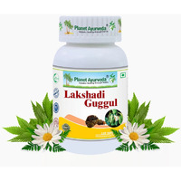 Planet Ayurveda Lakshadi Guggul - Natural Remedy For Healthy Bones,  Enhances Calcium Deposition In Bones - 120 Tablets