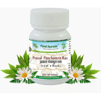 Planet Ayurveda Praval Panchamrit Ras - Clasical Ayurvedic Remedy With Multiply Functions - 60 Pills