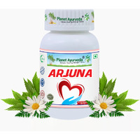 Planet Ayurveda Arjuna Capsules - Best Herbal Remedy For Supporting Heart Health - 60 Capsules